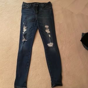Abercrombie high rise skinny jeans